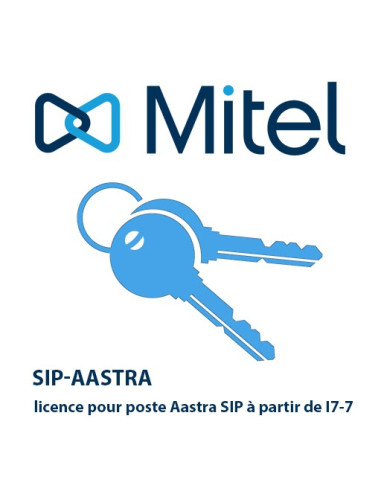 Mitel - Licence pour poste Aastra SIP à partir de 17-7