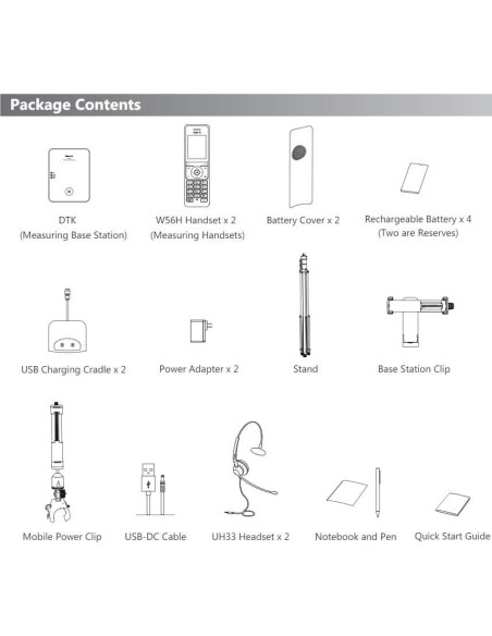 Yealink - Kit de déploiement et test couverture DECT